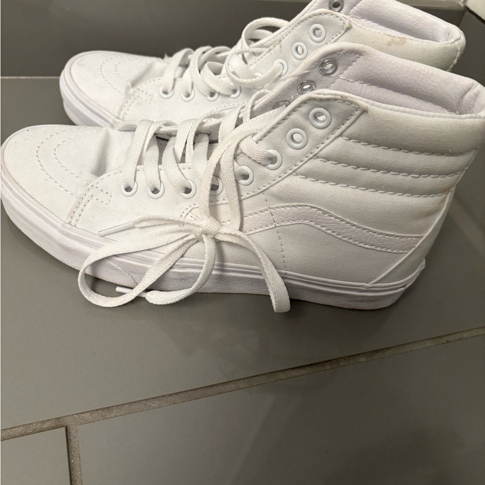 Vans White High-Top Women's Sneakers